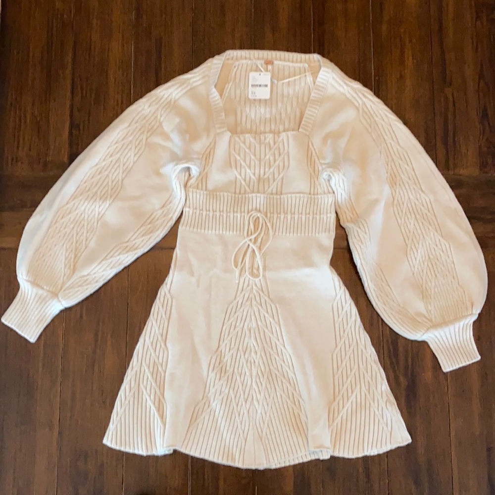 Free People, Ivory, XS dress